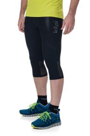 Kilpi TERRY-M černé pánské běžecké 3/4 legíny