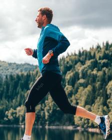 KILPI TERRY-M Černé pánské běžecké legíny