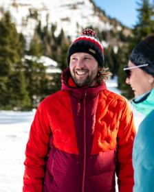 KILPI TEVERY-M Červená pánska zateplená bunda