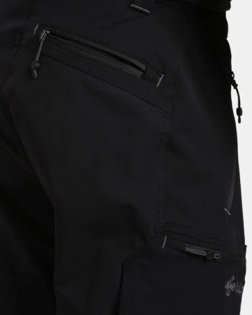 KILPI TIDE-M Černé pánské outdoorové kalhoty
