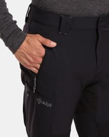 KILPI TIDE-M Černé pánské outdoorové kalhoty