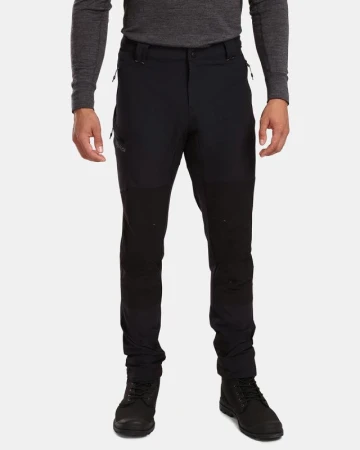 KILPI TIDE-M Černé pánské outdoorové kalhoty