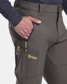 KILPI TIDE-M Zelené pánské outdoorové kalhoty