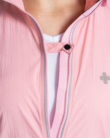 KILPI TIRANO-W Světle růžová dámská běžecká bunda