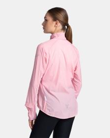 KILPI TIRANO-W Svetloružová dámska bežecká bunda