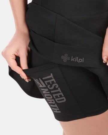 KILPI TITICACA-W Černá dámská sportovní sukně