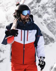 KILPI TONNSI-M Červená pánská lyžařská bunda