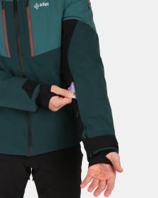 KILPI TONNSI-M Tmavě zelená pánská lyžařská bunda