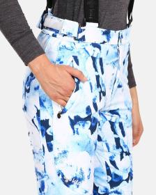 KILPI TORIEN-W Bílé dámské softshellové lyžařské kalhoty