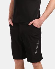 Kilpi TRACKEE-M černé pánské cyklistické kraťasy