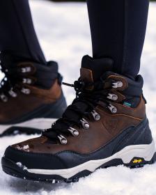 KILPI TRACKER HIGH WP-U Hnedá outdoorová vysoká obuv