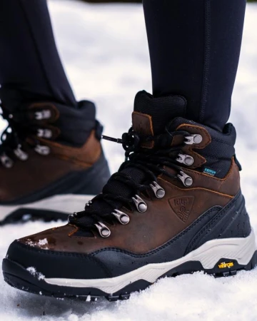 KILPI TRACKER HIGH WP-U Hnědá outdoorová vysoká obuv