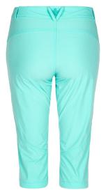 Kilpi TRENTA-W tyrkysové dámské 3/4 kalhoty