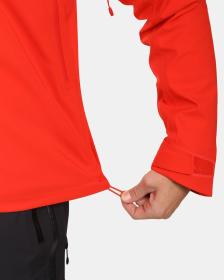 KILPI TRINITY-M Červená pánská hardshellová bunda