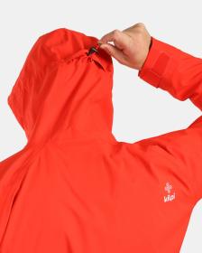 KILPI TRINITY-M Červená pánská hardshellová bunda