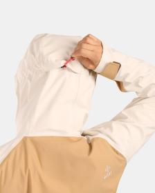 KILPI TRINITY-W Béžová dámská hardshellová bunda