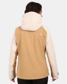 KILPI TRINITY-W Béžová dámska hardshellová bunda