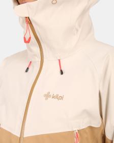 KILPI TRINITY-W Béžová dámska hardshellová bunda