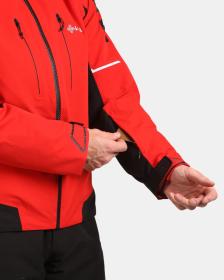 KILPI TURNAU-M Červená pánská lyžařská bunda