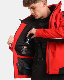 KILPI TURNAU-M Červená pánská lyžařská bunda