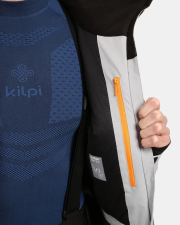 KILPI TURNAU-M Světle šedá pánská lyžařská bunda