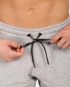 KILPI TUSCON-M Světle šedé pánské bavlněné kraťasy