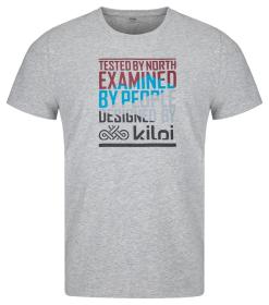 KILPI TYPON-M Světle šedé pánské tričko