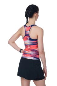 Kilpi VAI-W tmavě červený dámský top