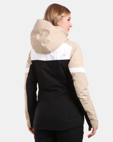 KILPI VALERA-W Béžová dámská lyžařská bunda