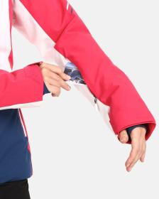 KILPI VALERA-W Růžová dámská lyžařská bunda