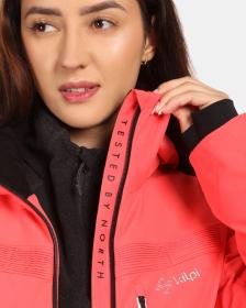 KILPI VALERA-W Růžová dámská lyžařská bunda