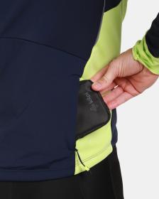 KILPI VELOVER-M Světle zelená pánská cyklistická softshellová bunda