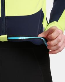 KILPI VELOVER-M Světle zelená pánská cyklistická softshellová bunda