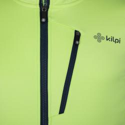 KILPI VELOVER-M Světle zelená pánská cyklistická softshellová bunda