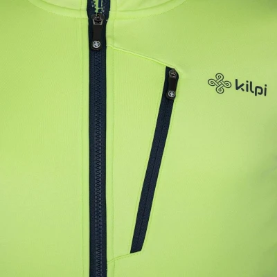 KILPI VELOVER-M Světle zelená pánská cyklistická softshellová bunda