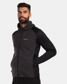 KILPI VERSAM-M Černá pánská fleecová mikina