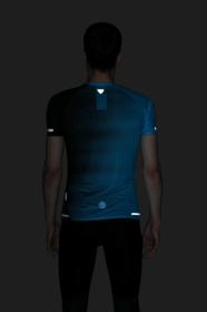 KILPI VICTORI-M Modré pánské běžecké tričko