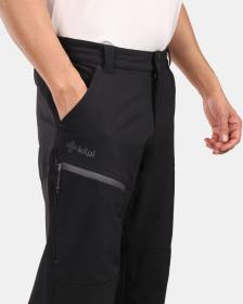 KILPI VILLAIN-M Černé pánské outdoorové kalhoty