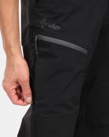KILPI VILLAIN-M Černé pánské outdoorové kalhoty