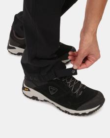 KILPI VILLAIN-M Černé pánské outdoorové kalhoty