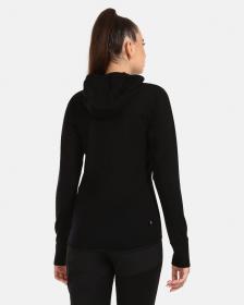 KILPI WOLIE-W Černý dámský svetr s merino vlny