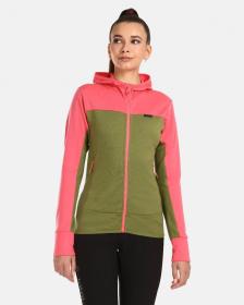 KILPI WOLIE-W Ružový dámsky sveter z merino vlny