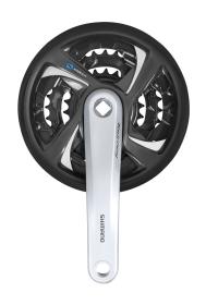 SHIMANO Kliky FCTX801 48/38/28 stříbrné 170+kryt