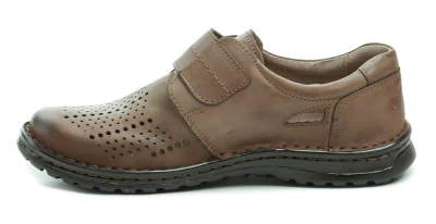 KLONDIKE 270/P1 hnědé pánské polobotky
