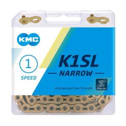 Kmc K1 SL Narrow 1/2x3/32 Zlatý BOX reťaz Kmc K1 SL Narrow 1/2x3/32 Zlatý BOX reťaz