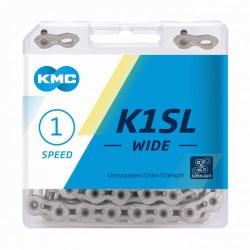 Kmc K1 SL Wide 1/2x1/8 Strieborný BOX reťaz Kmc K1 SL Wide 1/2x1/8 Strieborný BOX reťaz