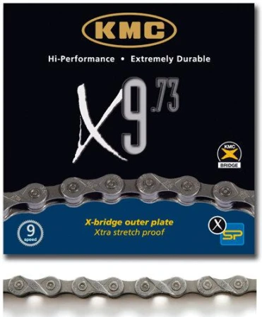 Kmc řetěz X-9.73 šedý