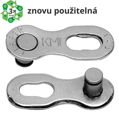 Kmc spojka řetězu 10 speed EPT, balení 2 ks, cena za balení Kmc spojka řetězu 10 speed EPT, balení 2 ks, cena za balení