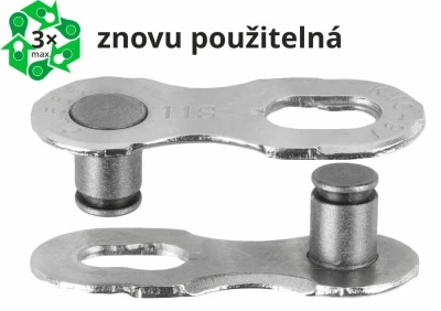 Kmc spojka řetězu Missing Link 11 speed EPT, balení 2ks, cena za balení Kmc spojka řetězu Missing Link 11 speed EPT, balení 2ks, cena za balení