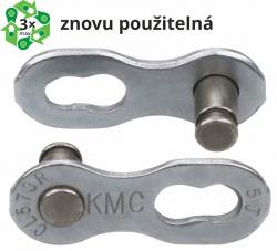 Kmc spojka řetezu 6/7/8 speed EPT povrch, šedý, baleno po 5 kusech, cena za balení Kmc spojka řetezu 6/7/8 speed EPT povrch, šedý, baleno po 5 kusech, cena za balení